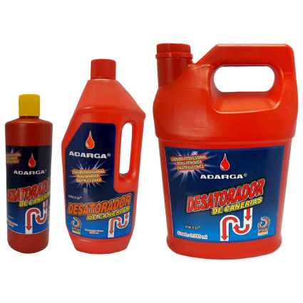 Adarga desatorador de cañerías