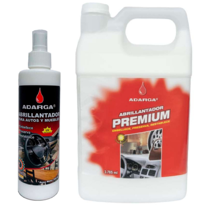 Adarga abrillantador premium p'autos y muebles